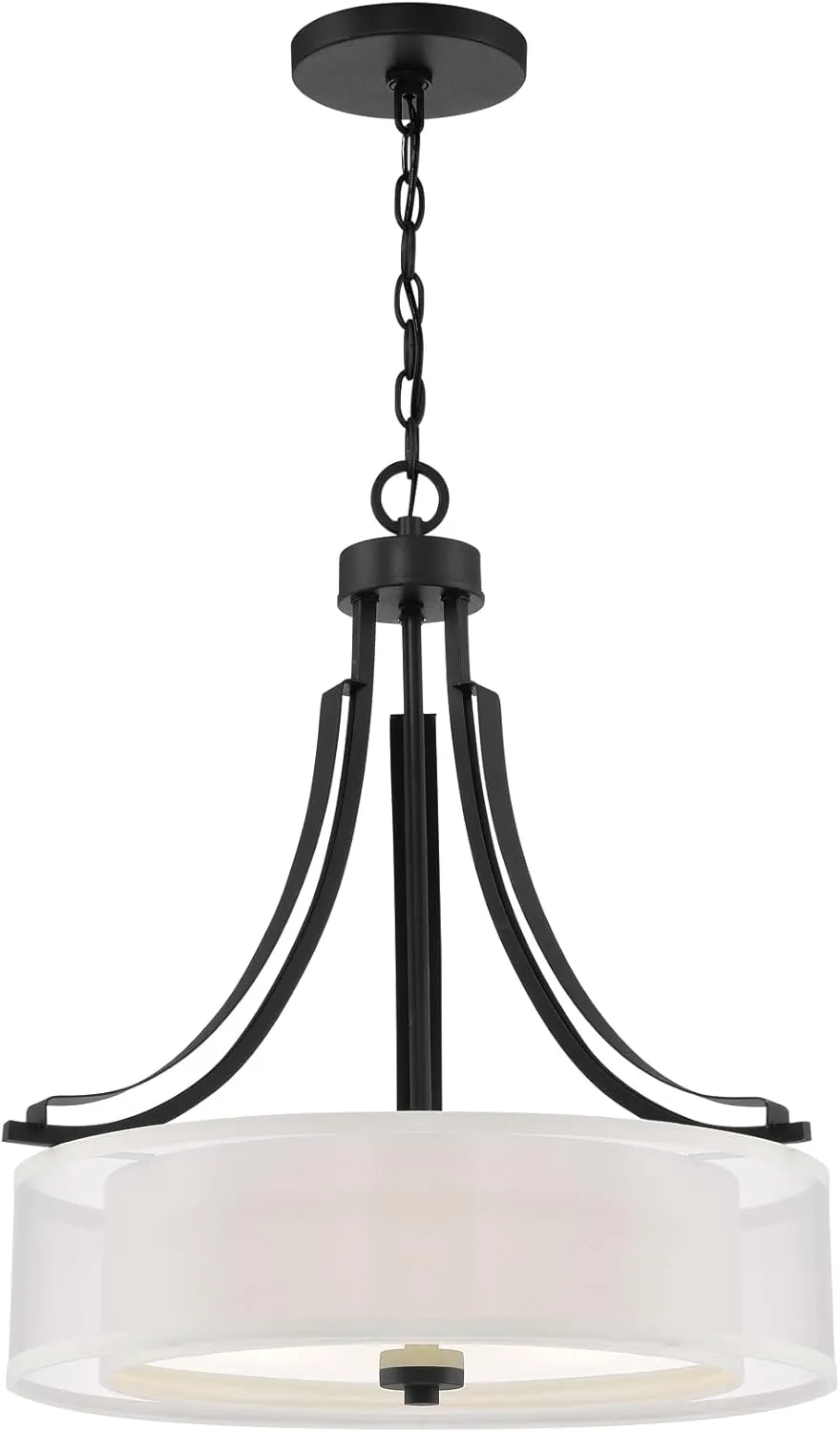 Minka Lavery 4104-66 Parsons Studio Pendant, 3-Light 300 Total Watts, Sand Coal