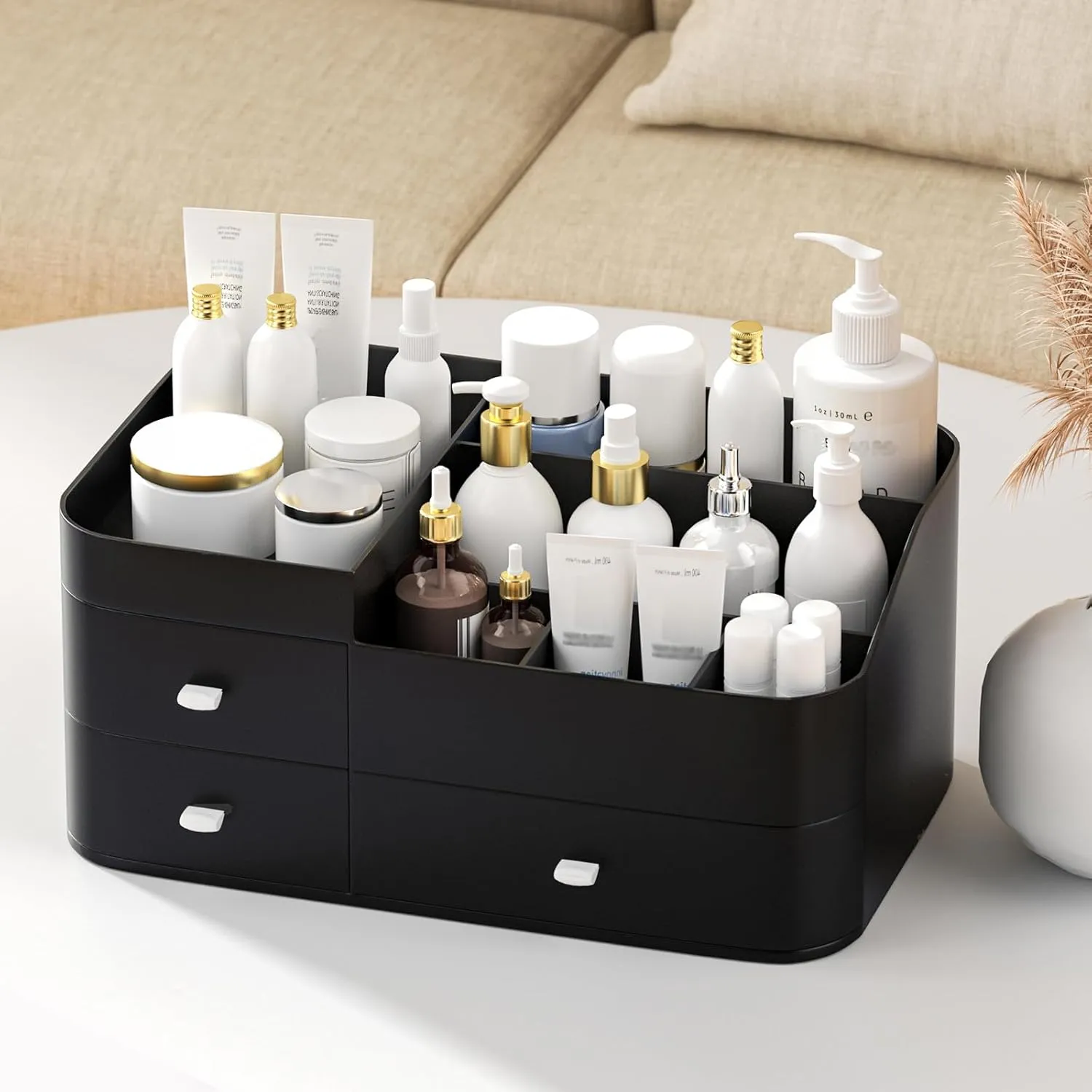 MIUOPUR Perfume Organizer for Men, Perfume Stand, Shelves for Perfumes, Organizador de Perfumes, Dresser Organizer Countertop, Mens Bedroom Essentials, Gifts for Men