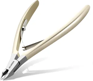 MR.GREEN Cuticle Nippers Gorgeous Colorful Cuticle Scissors Nail Manicure Clippers Trimmer Dead Skin Remover Cutters Beauty Tool (Nickel Pearl)