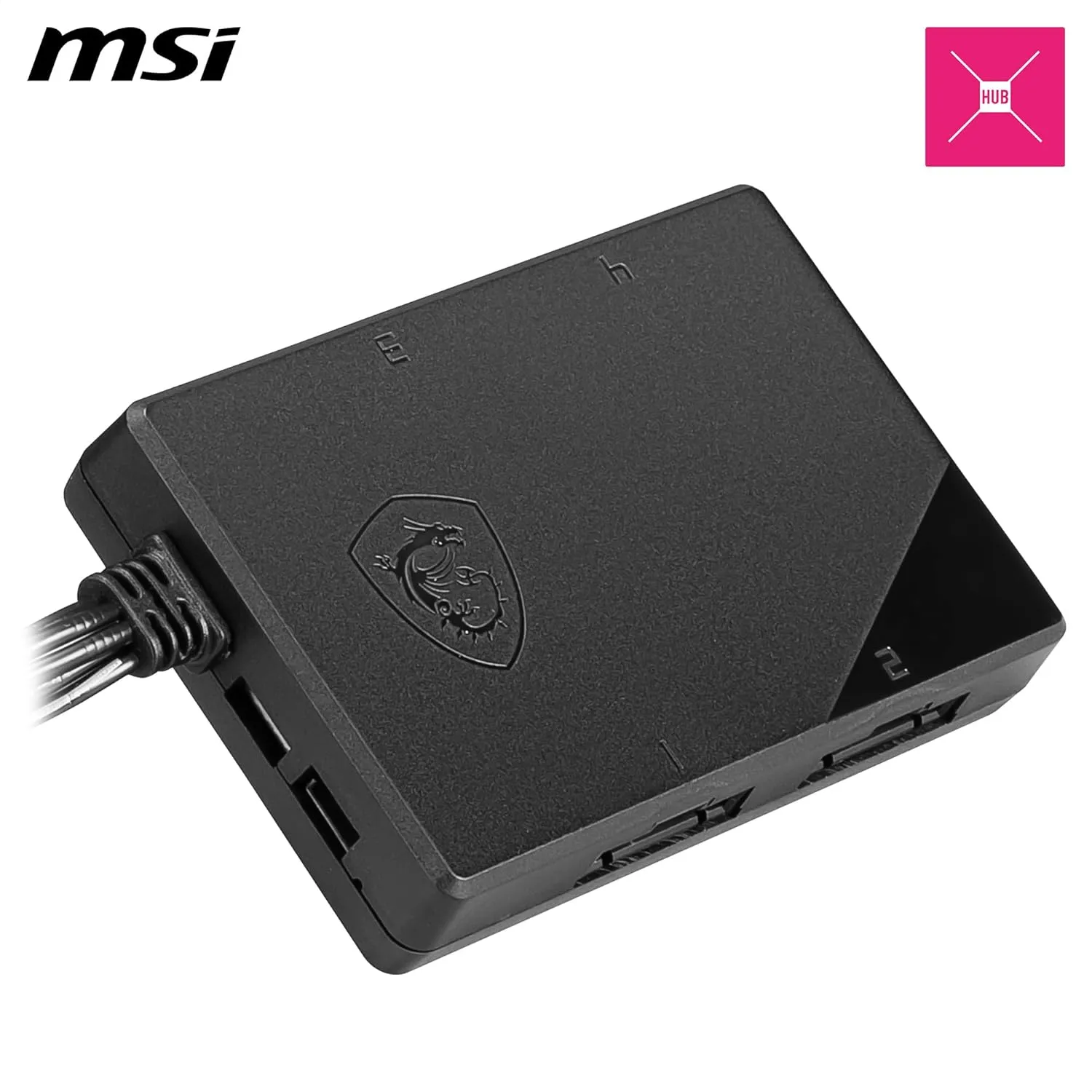 MSI MPG EZ120 ARGB-3B Fan - 120mm ARGB Fan, Patented Magnetic Connector Block, Daisy-Chain Connection, Fluid Dynamic Bearing   Extra nut Fixing, Fan hub, Mystic Light & Cooling Wizard Support