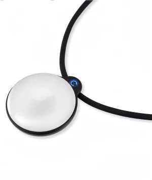 MyGuardian, Pendant with Mobile Phone for Elderly Daily use, Automatic Fall Detection and Alert, SOS Call Help Button, Water Proof, Light Weight, Battery Long Life., white, XC-209