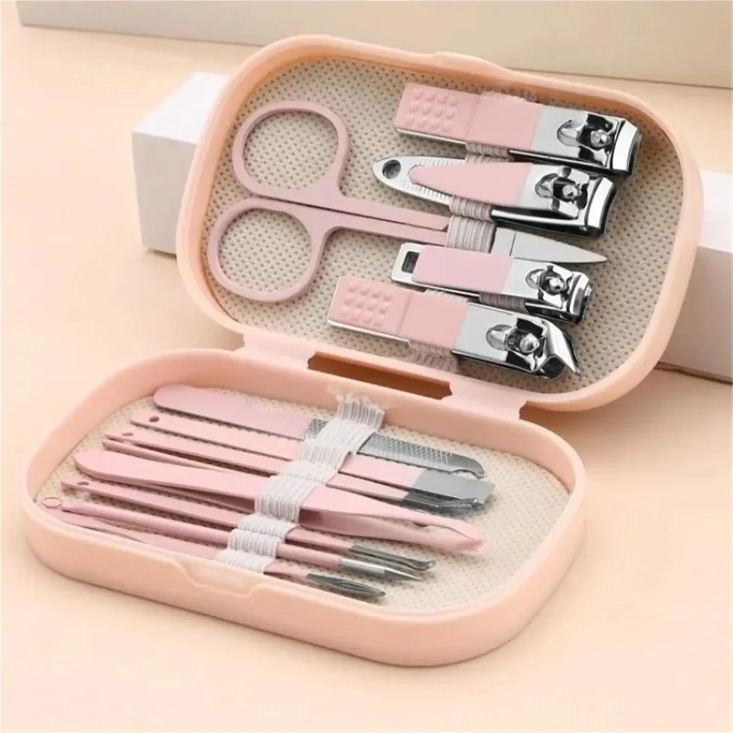 Nail Clipper 14 Piece Nail Care Kit Stainless Steel Manicure & Pedicure Set with Nail Scissors Clippers Ear Digging Spoon Men & Wo Sharp Nail Clipper Set(Blue)