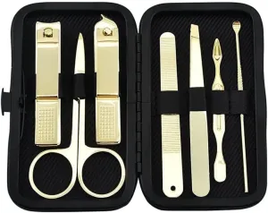 Nail Clippers Set Manicure and Nail Clippers Set with Built in Nail File Personal Care and Home Use 7 Pieces Beauty Tool Portable Set
