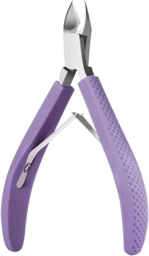 Nail Cuticle Scissors Cuticle Nippers Nail Manicure Cuticle Scissors Clippers Trimmer Dead Skin Remover Pedicure Stainless Steel Cutters Tool Fingernail Clipper(C)