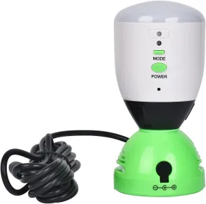 Nature's Generator Power Light with 10ft Cable and DC Adapter,400 Lumen,5 Watt LED Light with Two Modes and Smart Light Sensin