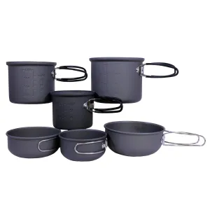 Ndur 6 Piece Essentials Cookware Mess Kit