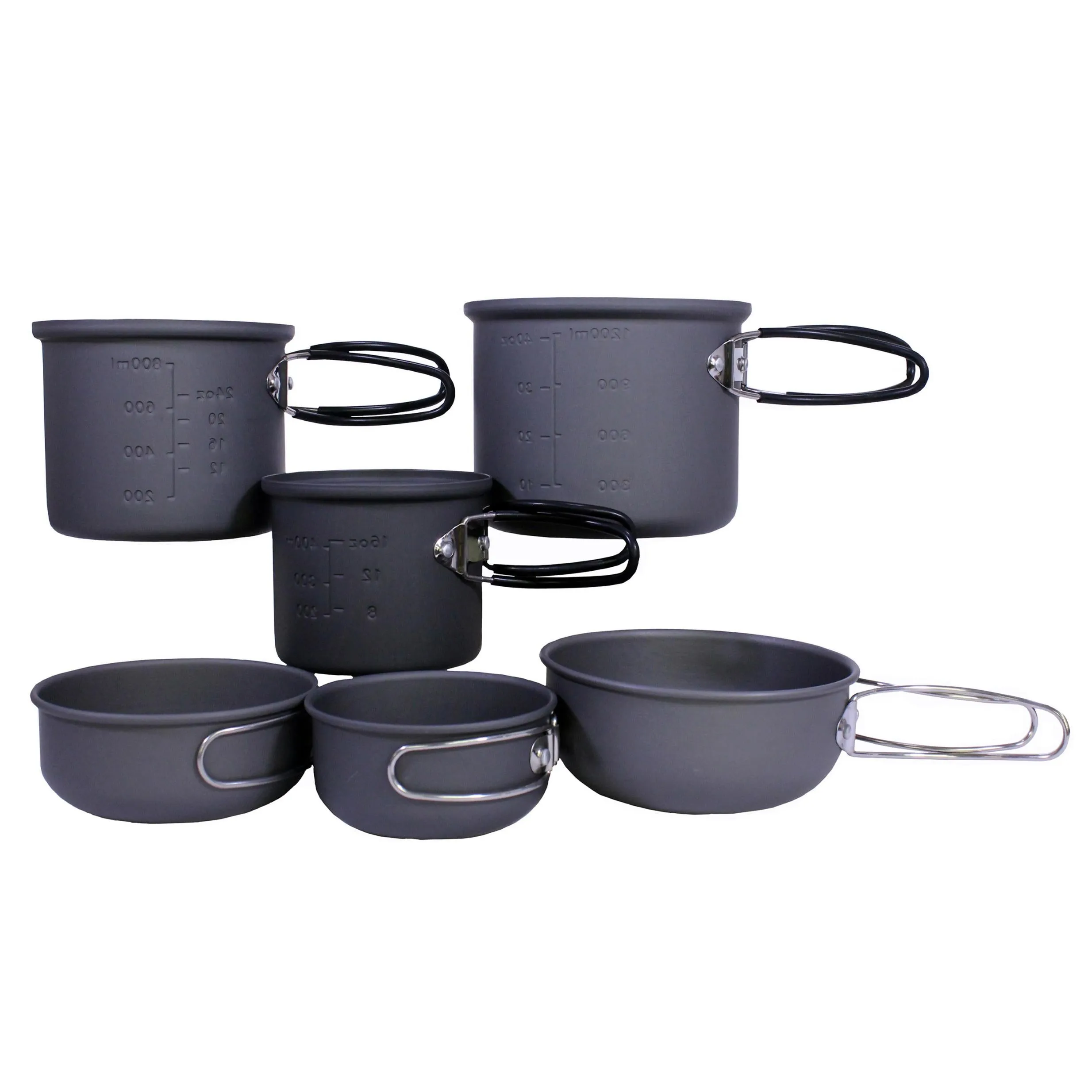 Ndur 6 Piece Essentials Cookware Mess Kit