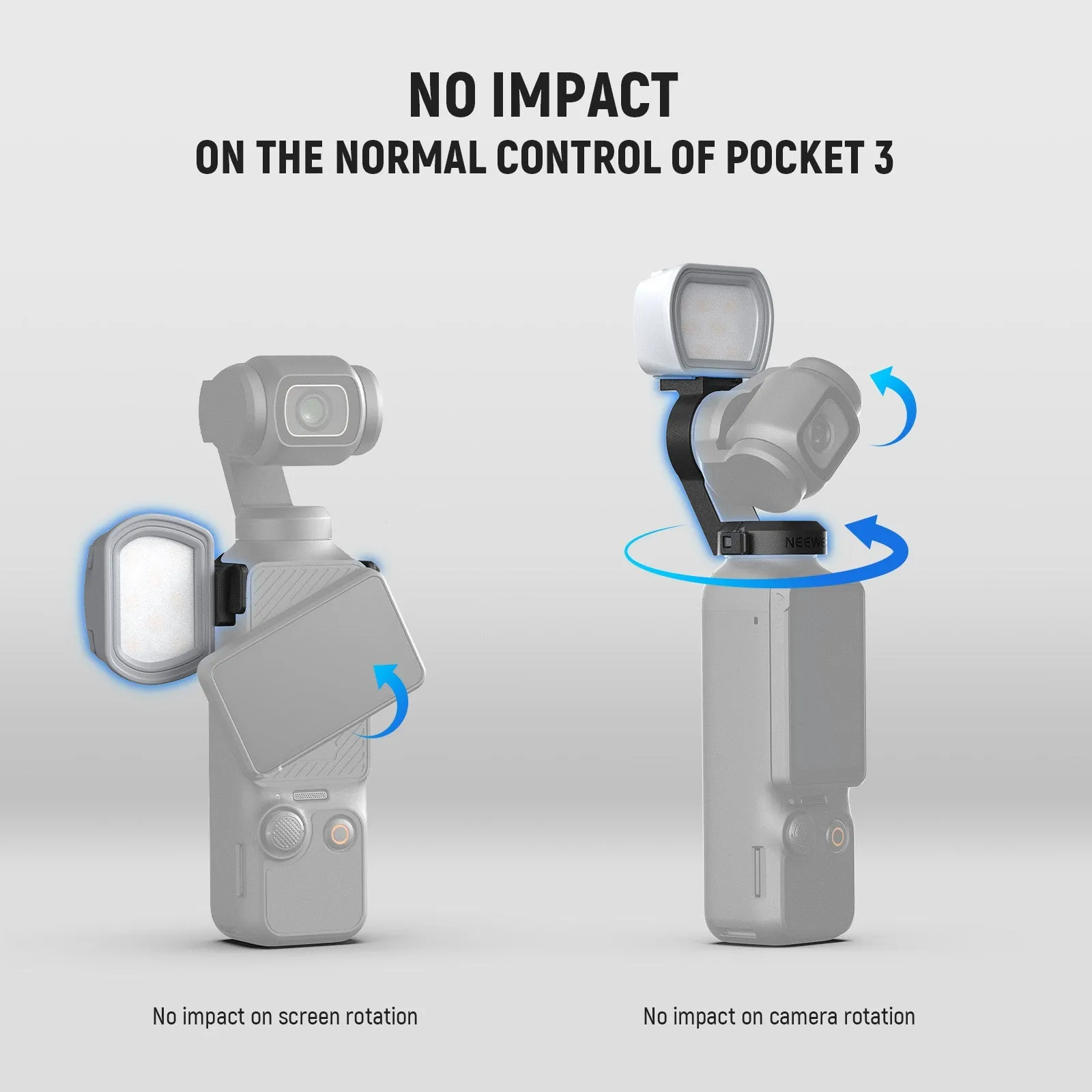 NEEWER BASICS M21 Magnetic Auxiliary Light For DJI OSMO Pocket 3