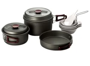 New Kovea Hard 23 Mess Kit Camping Aluminum 10 Piece Cookware Set Cooking Hiking