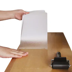 Non Slip Stair Treads - 6'' x 32'', 15 Pack Pre-Cut Transparent Anti Slip Strips, Waterproof High Viscosity, Adds Traction to Pools, Floor, Bathroom, Safety for Kids, Elders and Pets