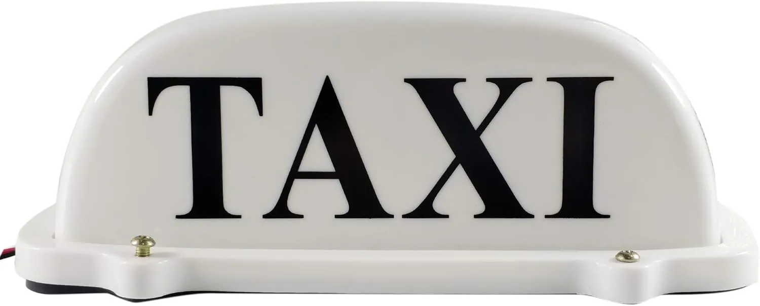 NRC&XRC-12V Magnetic Waterproof Taxi Cab Roof Top Illuminated Sign Car LED Light Sealed Base with 3m power cable
