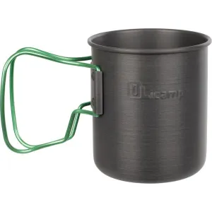 Olicamp Space Saver Aluminum Mug with Lime Grip New