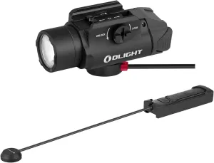 OLIGHT PL-3R Valkyrie Rechargeable Tactical Light, 1500 Lumens Rail-Mounted Weaponlight Bundled with SRPL-7 Magnetic Remote Pressure Switch for PL-3R Valkyrie