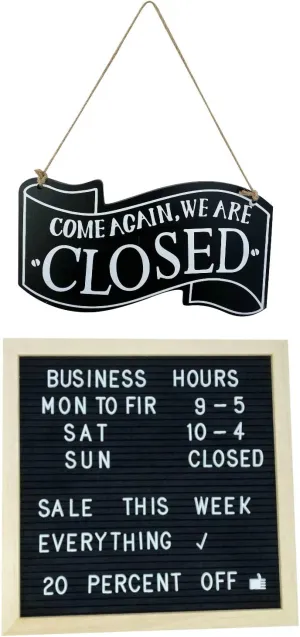 Open Closed Sign