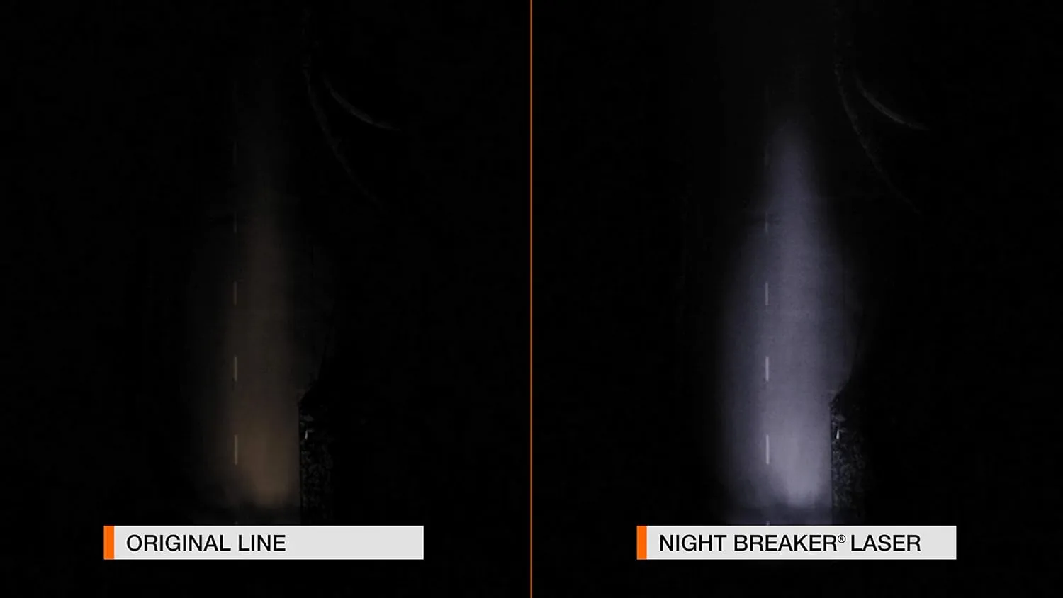OSRAM NIGHT BREAKER LASER H11,  150% Brighter Halogen Headlight Lamp, 64211NL-2HB, 12V, Hanging Folding Box (2 Lamps)