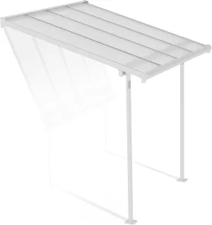 Palram - Canopia Sierra Patio Cover 75' x 75' White/Clear Outdoor Canopy Awning for Patio, Waterproof Canopy, Patio Awning, Outside Canopy for Backyard, Outdoor Gazebo with 100% UV Protection