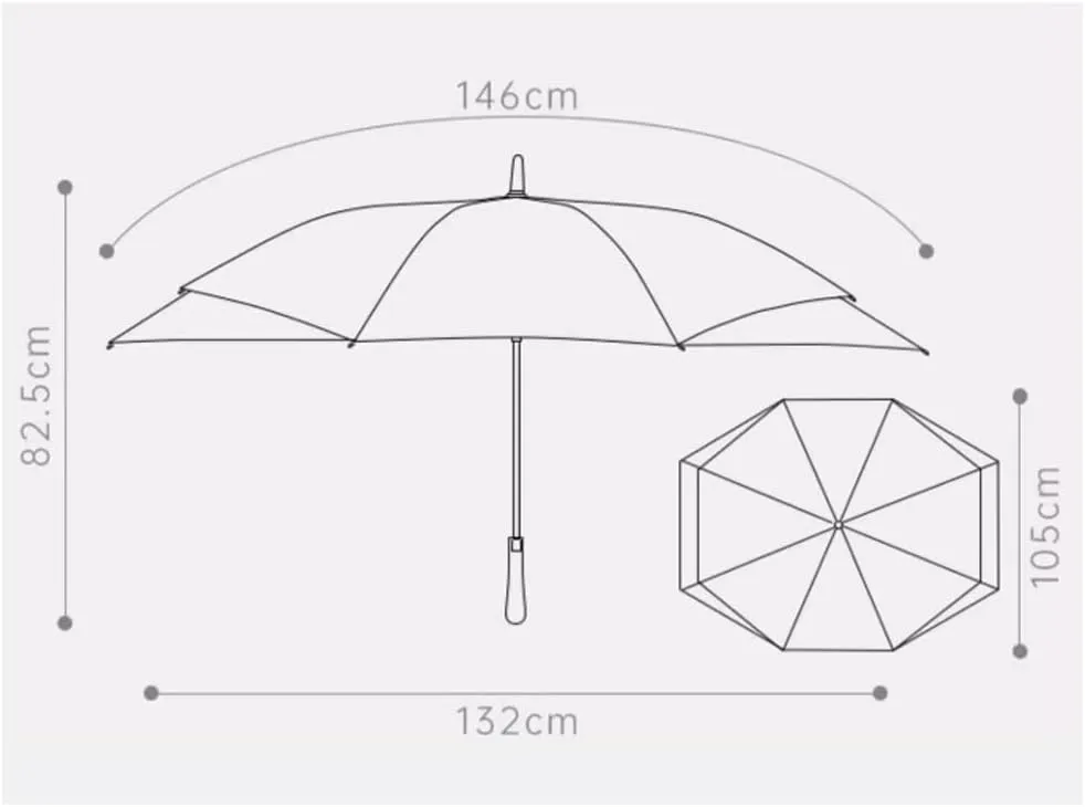 Paraguas Oversized Double Canopy Golf Umbrella Vented Windproof Stick Umbrella 52 Inch Auto Open Outdoor Family Umbrella for Rain or Sun Sun and Rain Proof