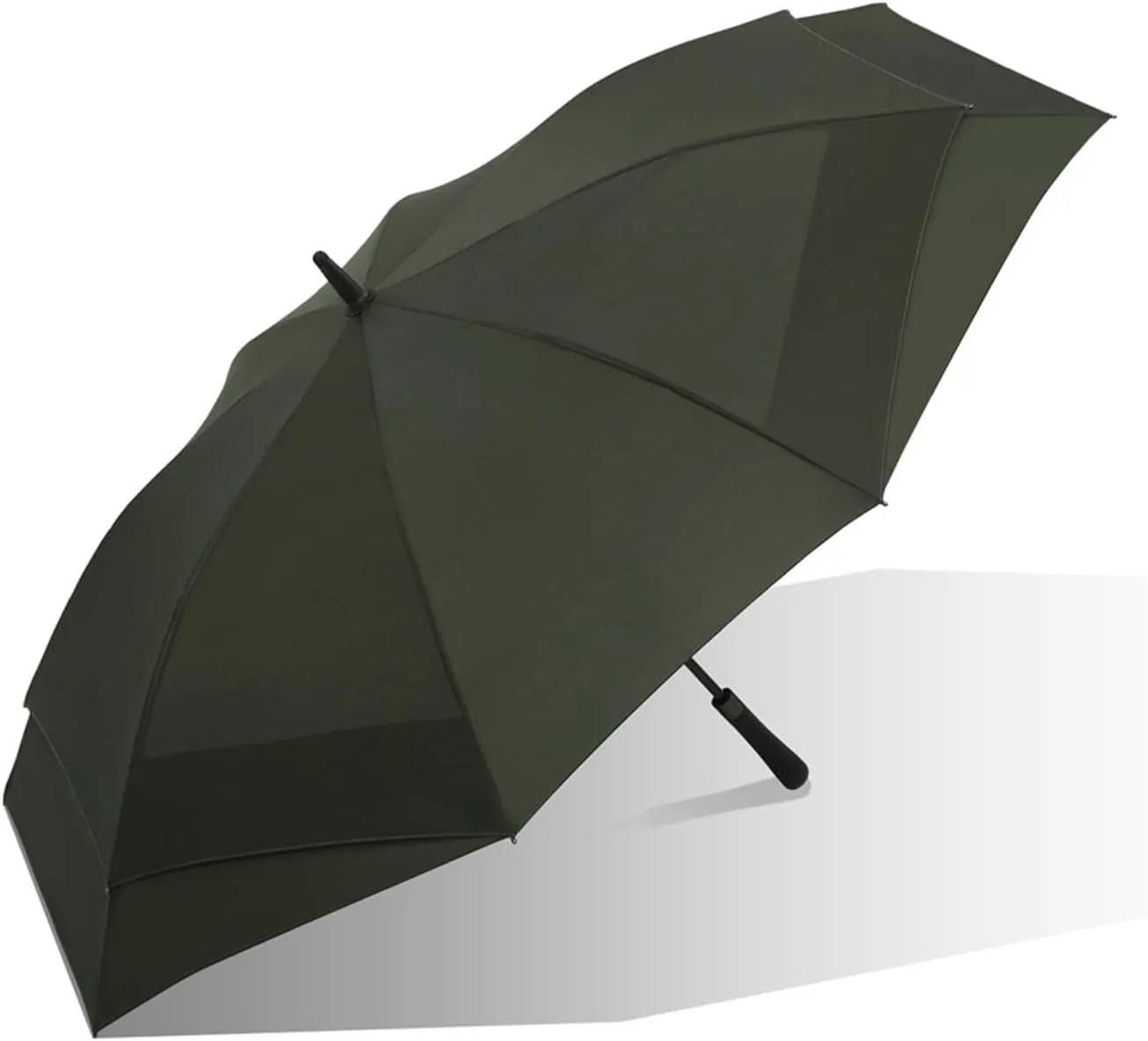 Paraguas Oversized Double Canopy Golf Umbrella Vented Windproof Stick Umbrella 52 Inch Auto Open Outdoor Family Umbrella for Rain or Sun Sun and Rain Proof