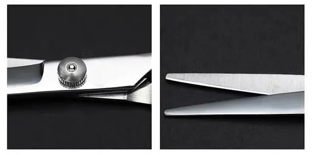 Pet Grooming Scissors Set - Professional Curved Dog Hair Trimming Scissors and Clippers
