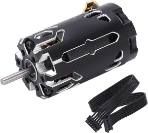 Pilipane RC Motor, 380 V2S Sensored Brushless Watertight Motor, High Speed Electric Scooter Motor with Induction Wire, 10 5T 250W Supersonic Motor for 1/12 1/14 RC Car Truck Racing