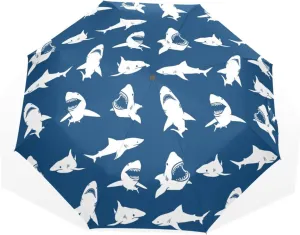 Poeticcity Rain Travel Umbrella, Hand Open Close Windproof Waterproof Folding Umbrella, Compact Canopy Strong Ray Parasol Umbrella
