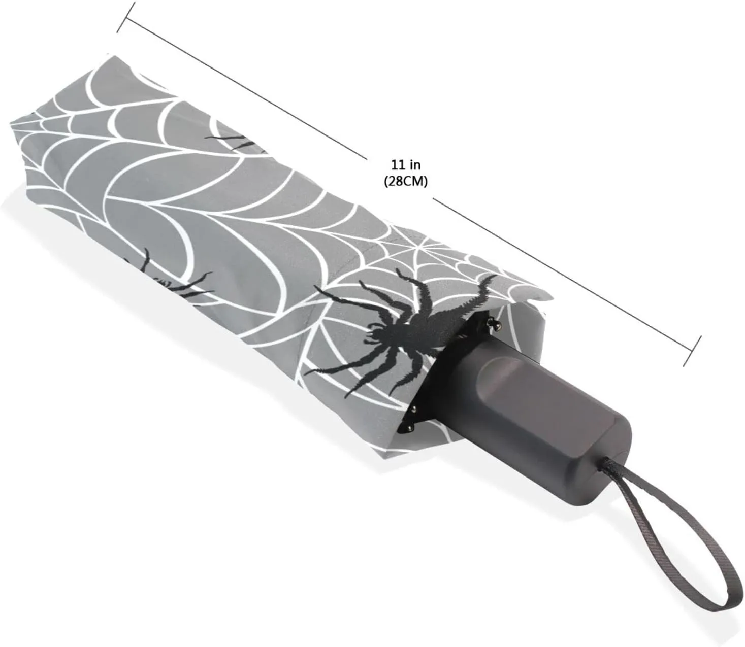 Poeticcity Rain Travel Umbrella, Hand Open Close Windproof Waterproof Folding Umbrella, Compact Canopy Strong Ray Parasol Umbrella