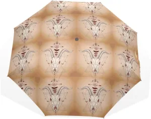 Poeticcity Rain Travel Umbrella, Hand Open Close Windproof Waterproof Folding Umbrella, Compact Canopy Strong Ray Parasol Umbrella