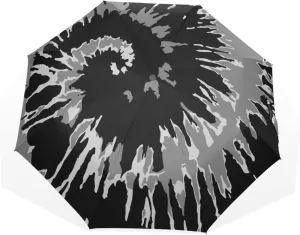 Poeticcity Rain Travel Umbrella, Hand Open Close Windproof Waterproof Folding Umbrella, Compact Canopy Strong Ray Parasol Umbrella