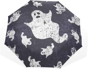 Poeticcity Rain Travel Umbrella, Hand Open Close Windproof Waterproof Folding Umbrella, Compact Canopy Strong Ray Parasol Umbrella