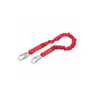 Polyester Self-Locking Safety Lanyard Red 098-1341001