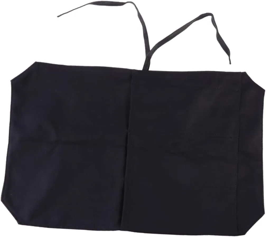 Portable Chef Knife Roll Bag Black Storage Case with Slots for Kitchen Utensils Travel Friendly Cutlery Carrier and Lightweight Design for Chefs and Home Cooking