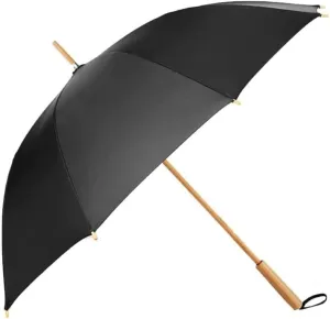 Portable Umbrella for Travel Golf Umbrella Handmade Bamboo Stick Umbrella Windproof Rainproof Chinese Style Canopy Vented Manual Umbrella Umbrella Outdoor(Black)