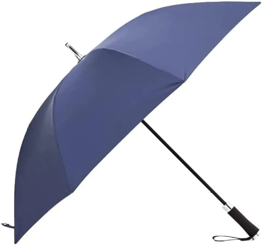 Portable Umbrella for Travel Windproof Large Stick Umbrella with Umbrella Cover Durable Portable Canopy Vented Umbrella Umbrella Outdoor(Blue)