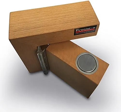 Precision Lock PLS 24 PRO Concealed Magnetic Catch for Light to Heavy Duty Doors with Thickness Greater Than 30 mm (1.18"), Pack of 2