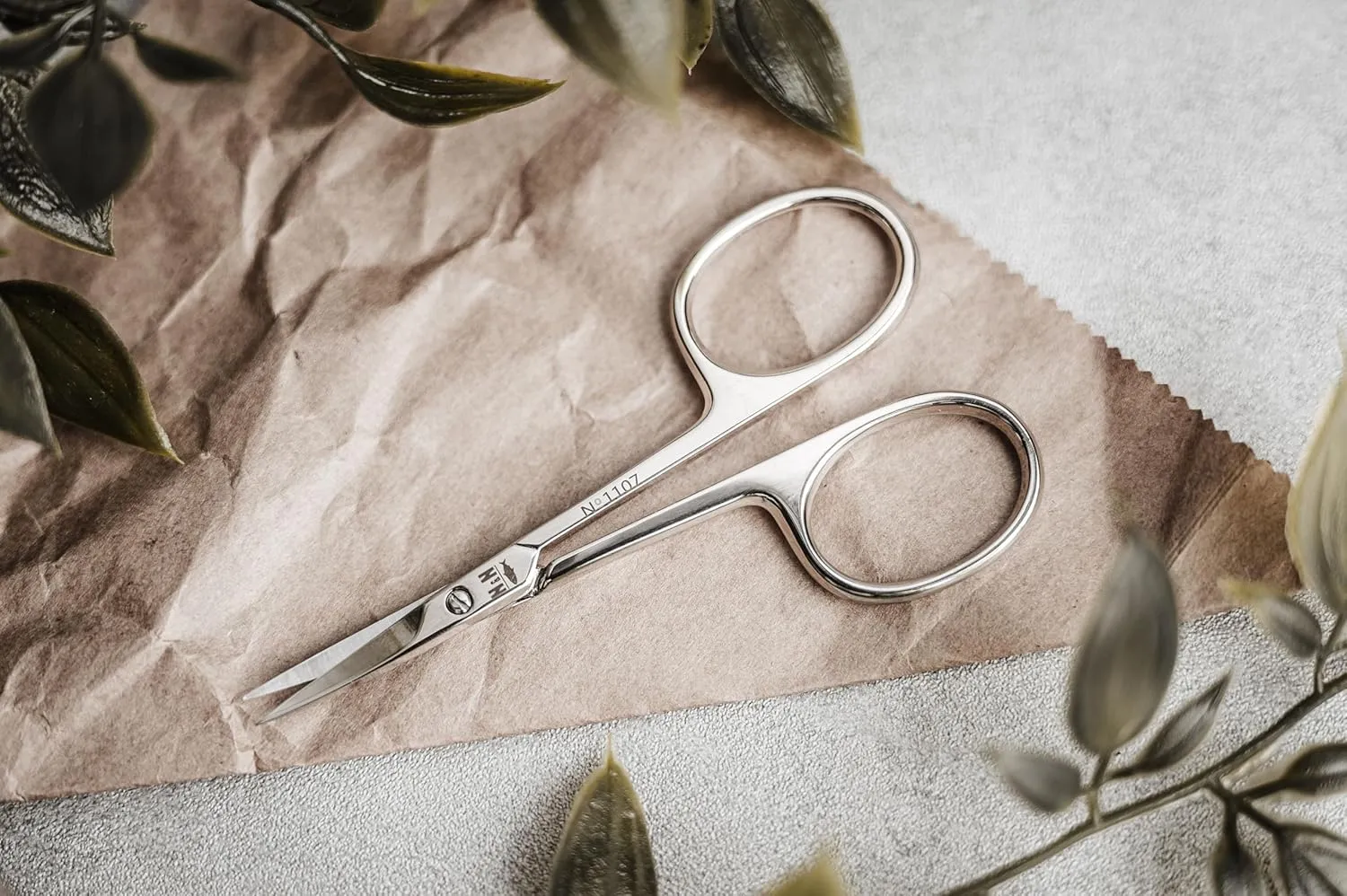Premium European Nail and Cuticle Scissors by NN Knives - Trusted Family Business Since 1971 (Cuticle, Modern, High Carbon Steel)