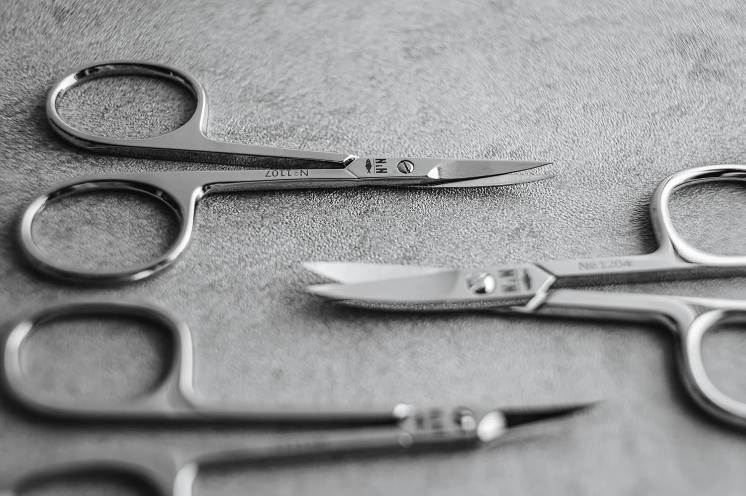 Premium European Nail and Cuticle Scissors by NN Knives - Trusted Family Business Since 1971 (Cuticle, Modern, High Carbon Steel)