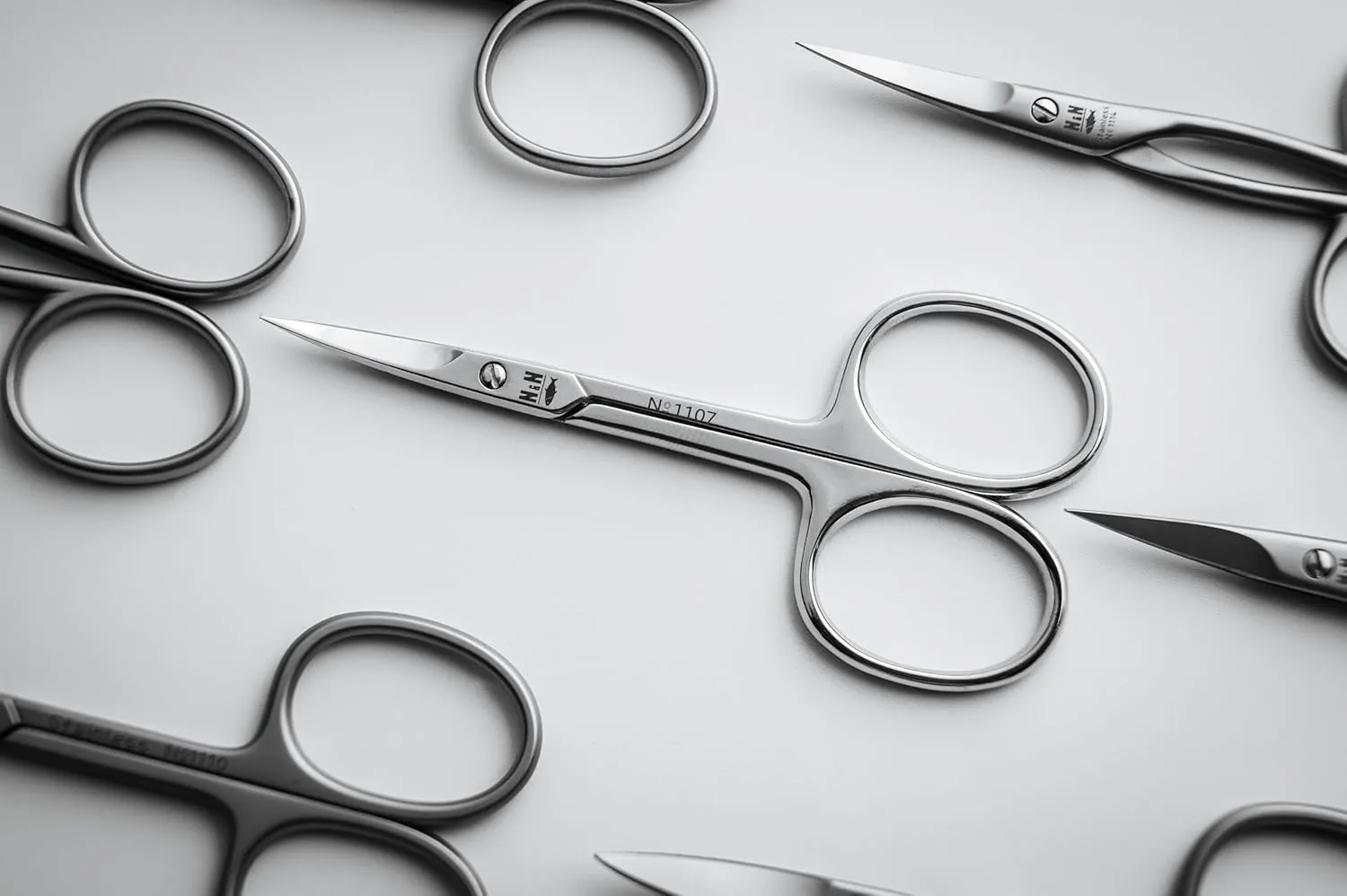 Premium European Nail and Cuticle Scissors by NN Knives - Trusted Family Business Since 1971 (Cuticle, Modern, High Carbon Steel)