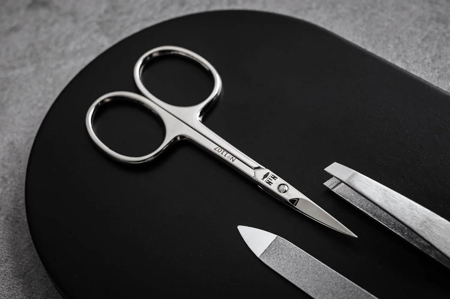 Premium European Nail and Cuticle Scissors by NN Knives - Trusted Family Business Since 1971 (Cuticle, Modern, High Carbon Steel)