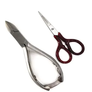 Pro Stainless Steel Cuticle Nail Art Nipper Clipper Manicure Plier Cutter Tool Professional STAINLESS STEEL QUARTER JAW REFINED CUTICLE NAIL NIPPER TRIMMER CUTTER INSTRUMENT USA Nipper, Full Jaw