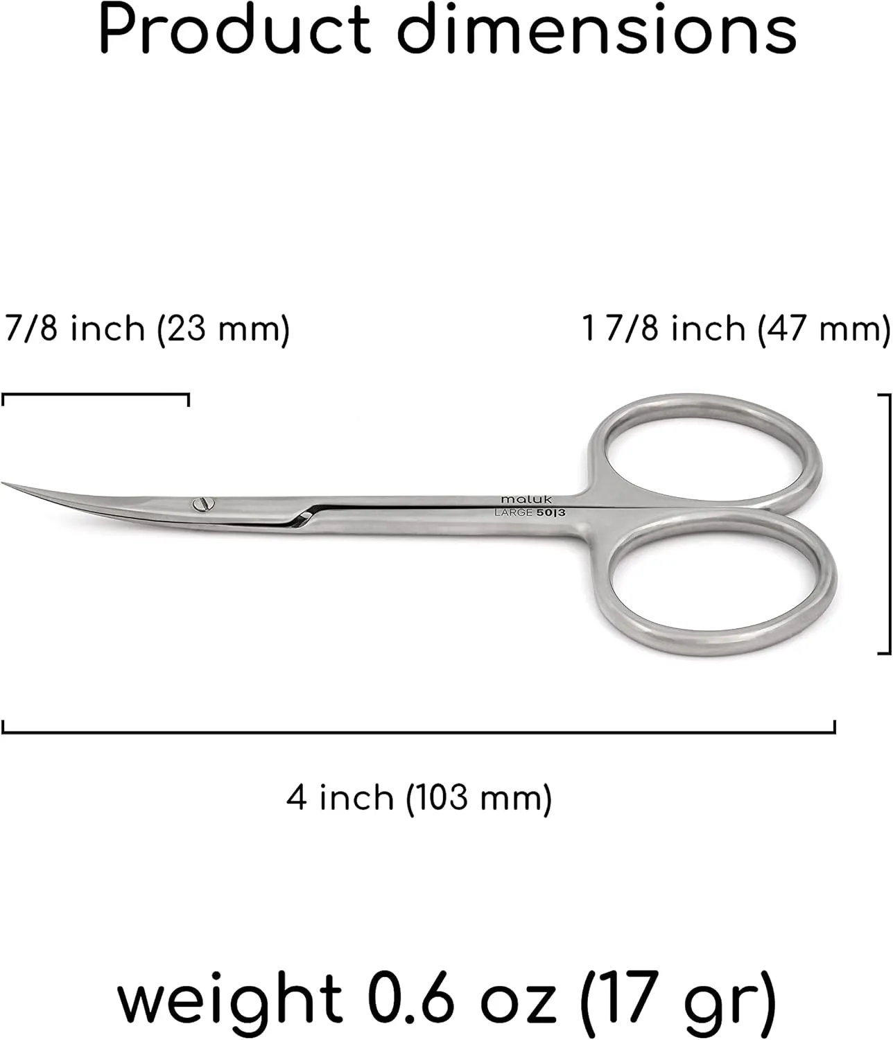 Professional Cuticle Scissors Maluk Large