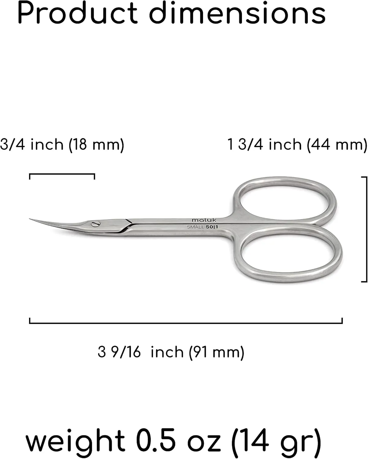Professional Cuticle Scissors Maluk Small