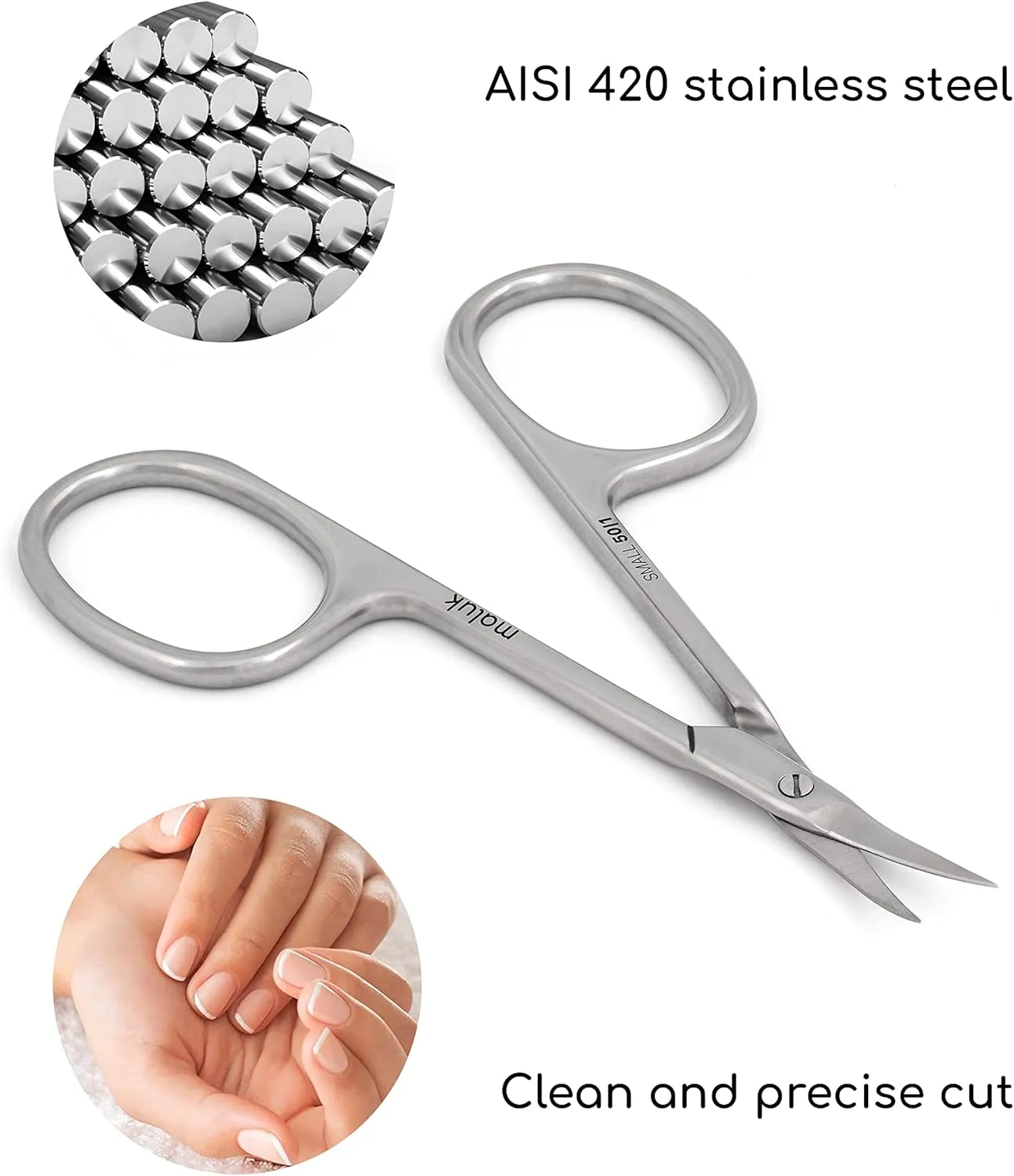 Professional Cuticle Scissors Maluk Small