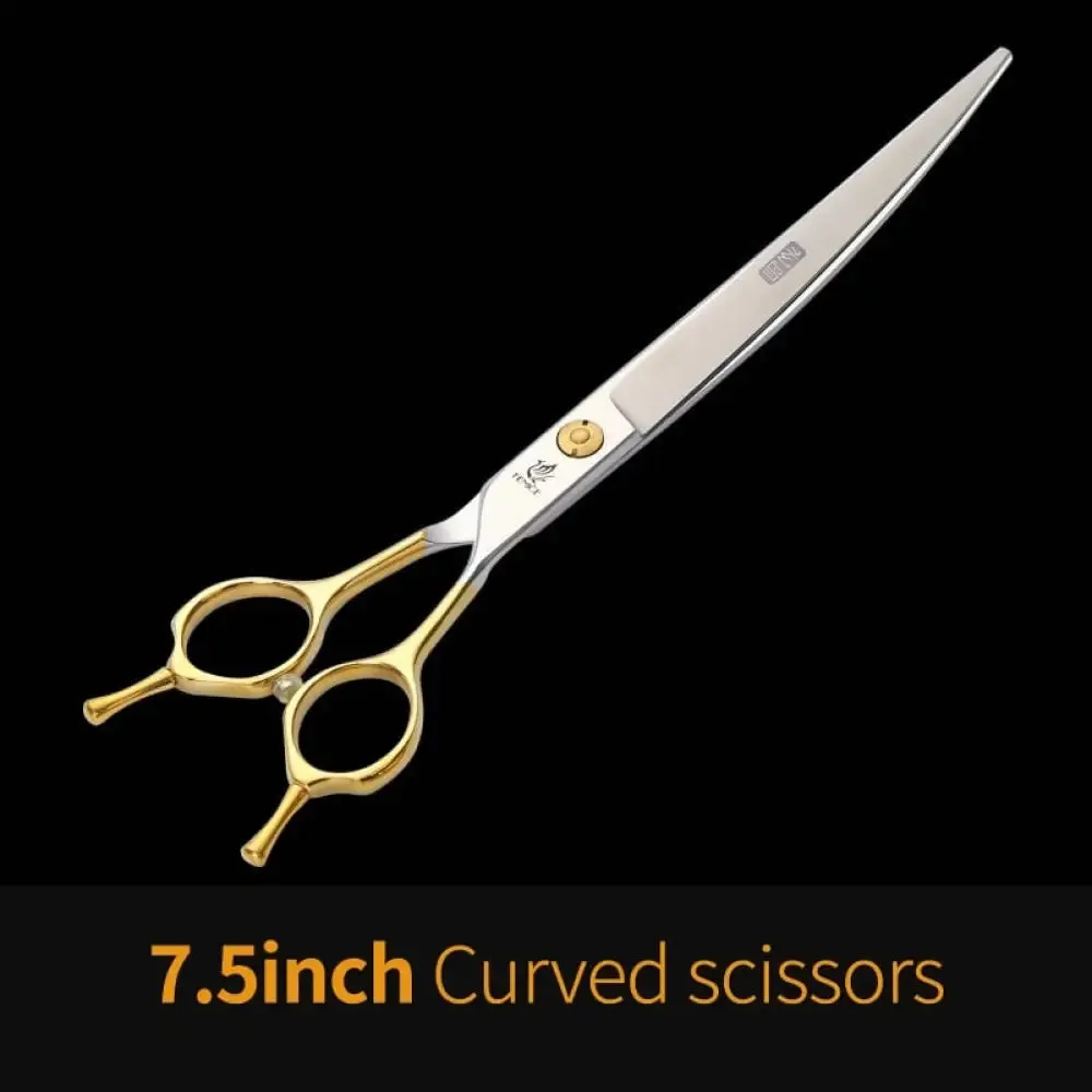 Professional Pet Scissors Straight&thinning&curved Grooming Shears Tool Set
