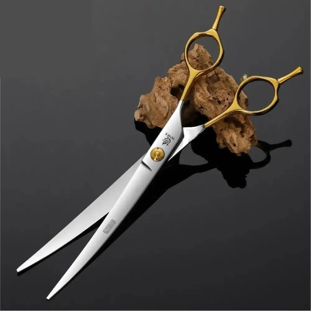Professional Pet Scissors Straight&thinning&curved Grooming Shears Tool Set