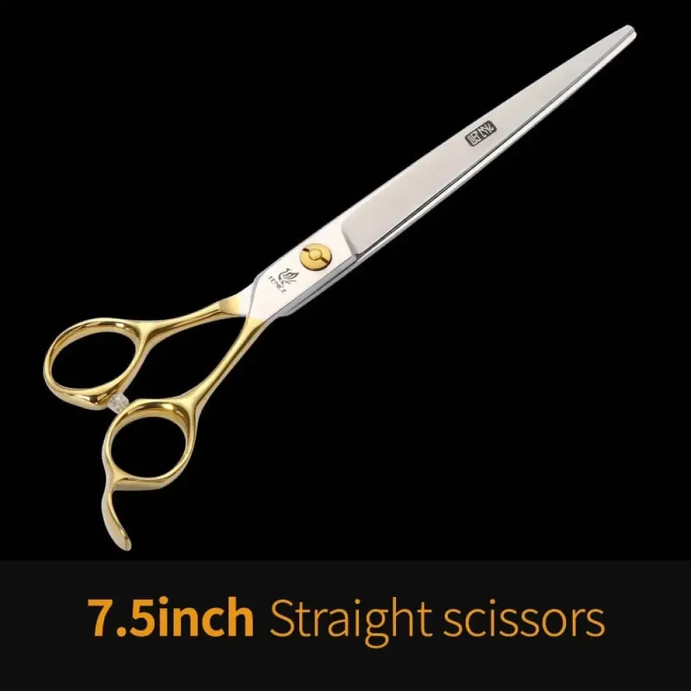 Professional Pet Scissors Straight&thinning&curved Grooming Shears Tool Set