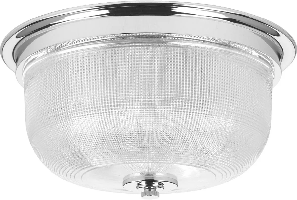 Progress Lighting P3740-15 Transitional Two Light Close-to-Ceiling from Archie Collection Finish, Polished Chrome