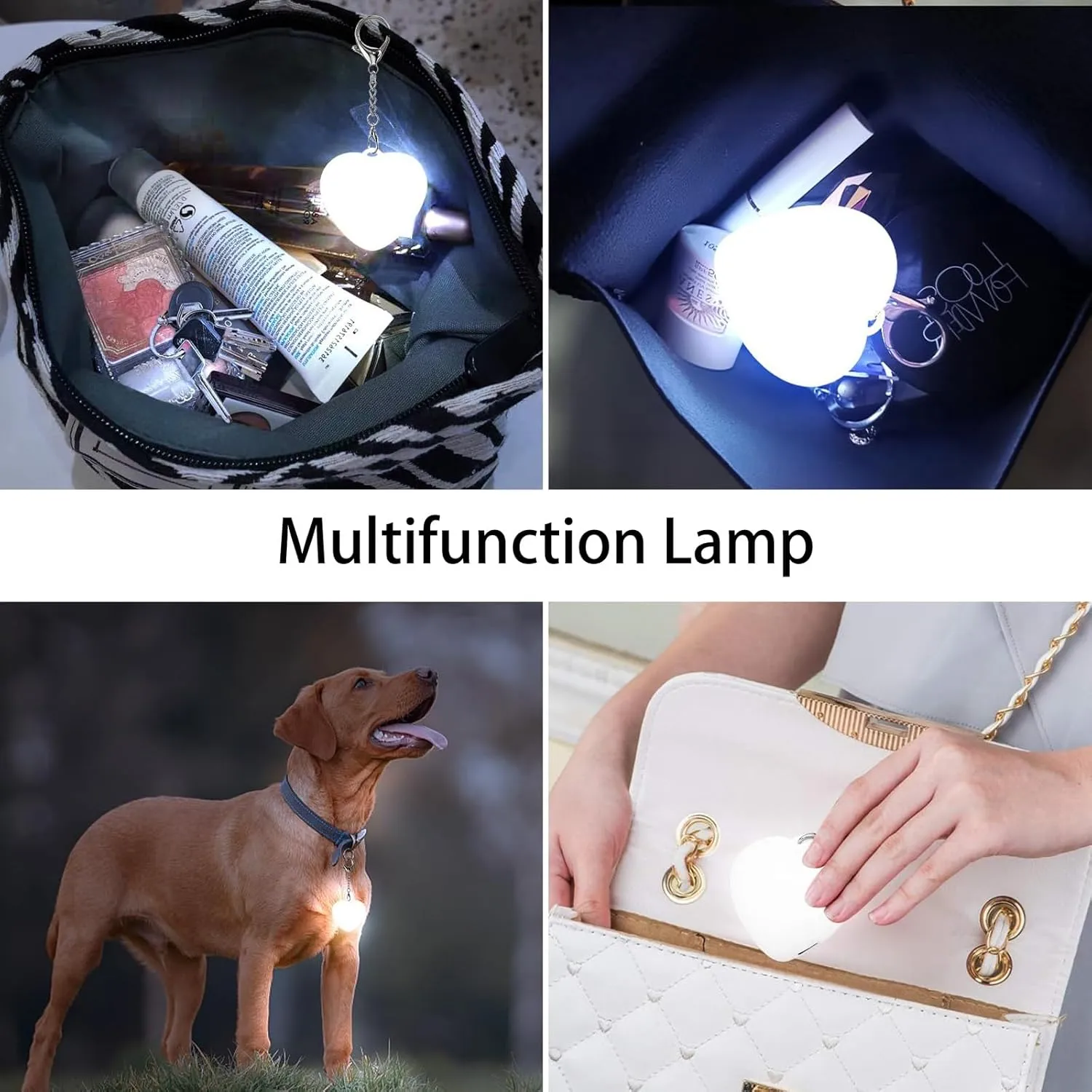 Purse Lamp Light, Purse Light, Purse Lamp, Purse Light with Automatic Sensor, My Purse Lamp, Purse Light Handbag Light LED Handbag Switching Automatic Lamp Hanging Night Light for Women(2PCS Star)