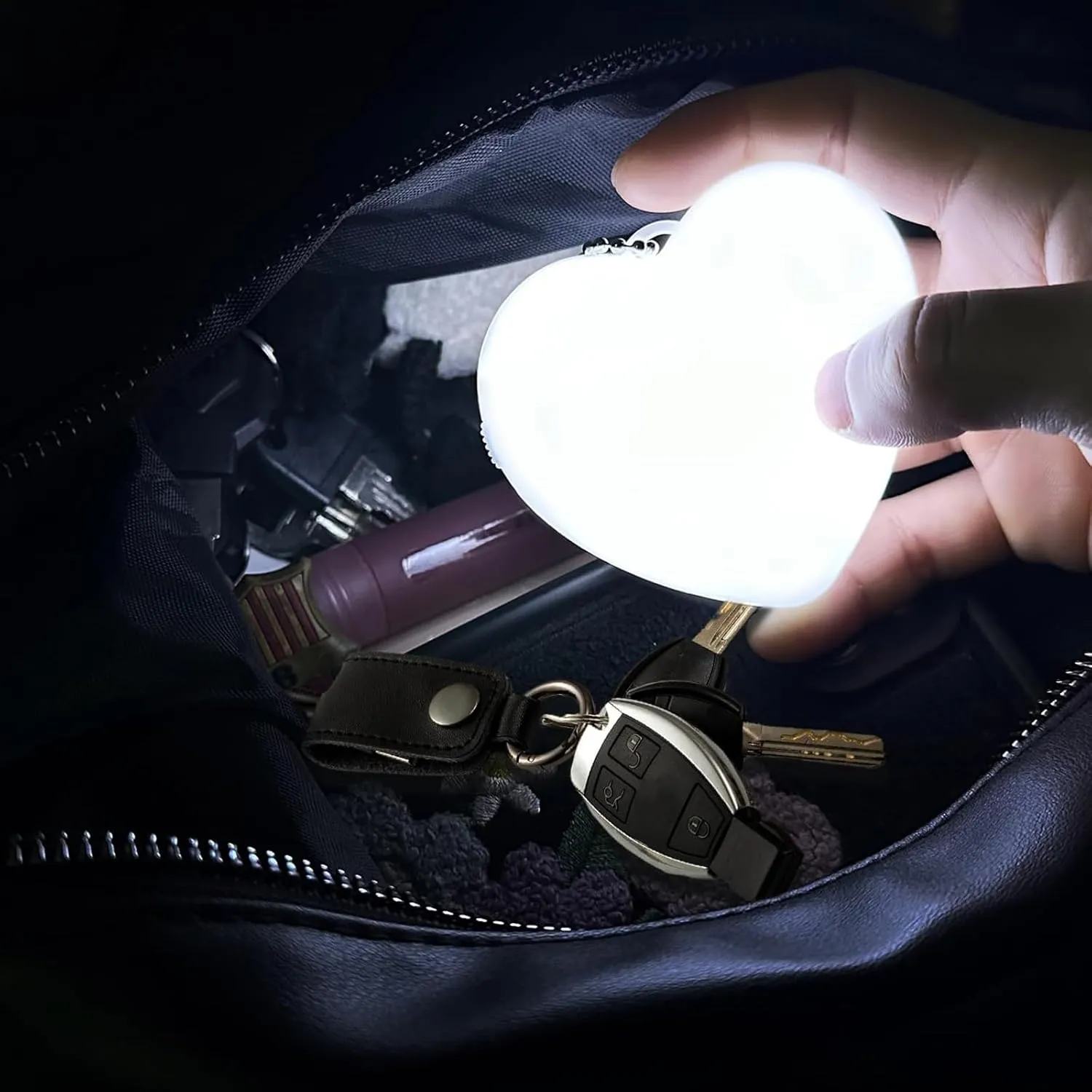 Purse Lamp Light, Purse Light, Purse Lamp, Purse Light with Automatic Sensor, My Purse Lamp, Purse Light Handbag Light LED Handbag Switching Automatic Lamp Hanging Night Light for Women(2PCS Star)