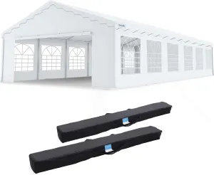 Quictent 20x40ft Party Tent Heavy Duty Outdoor Large Canopy Tent Carport Wedding Event Shelter BBQ Wedding Tents for Parties with Storage Bags carpas para Fiestas