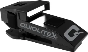 QUIQLITEX2 White LITE Hands-Free LED Pocket Light, 20-200 lumens, Safety Strobe, Aluminum Housing (USB Rechargeable)